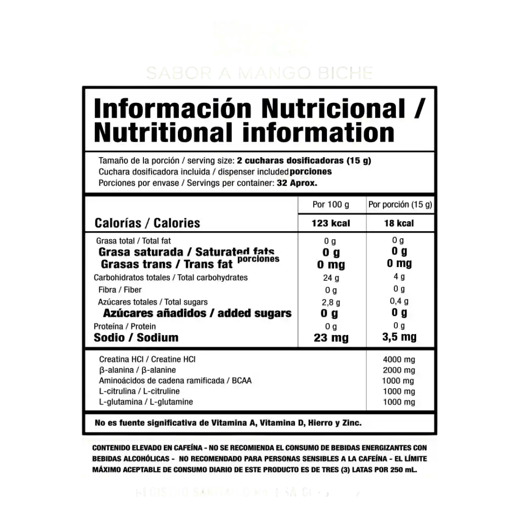 Smart A-tack (creatina Hcl) Mango Biche