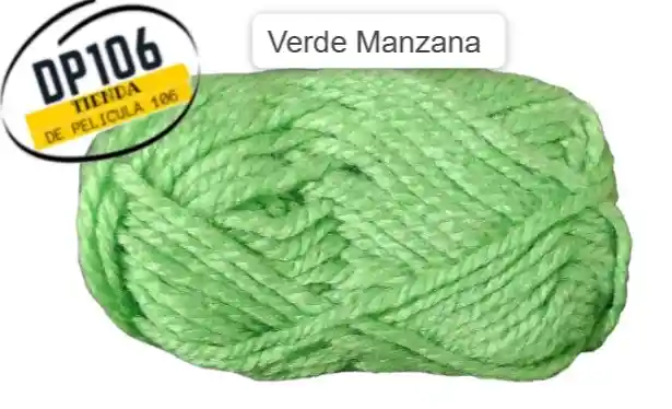 Lana Verde Manzana Escolar