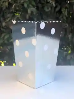 Cripetera Metalizada Platiada X10