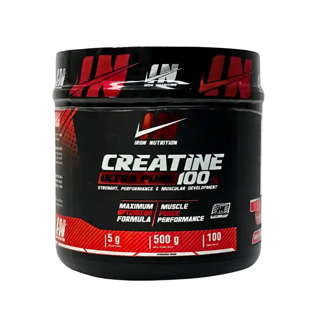 Creatina Monohidratada Iron 500 Gr+ Obsequio