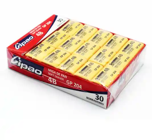 Borrador Gipao Miga De Pan 4b Negro-beis-colores-pastel (gp-203)(200a)(gp-45)(gp-57) X30 Unidades