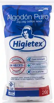Algodon Puro 20g - Higietex