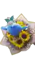 Bouquet Buchon Girasol + Stitch