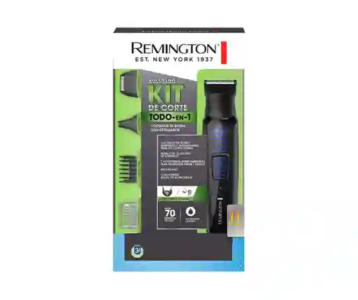 Kit De Corte Todo En Uno Remington X 11 Piezas, Negro