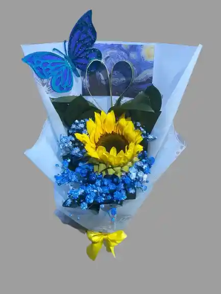 🎨🌻 Bouquet Van Gogh - La Belleza De Un Girasol 🌻🎨