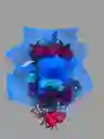 🌹💙 Bouquet De 3 Rosas + Peluche Stitch 💙🌹