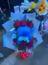 🌹💙 Bouquet De 3 Rosas + Peluche Stitch 💙🌹