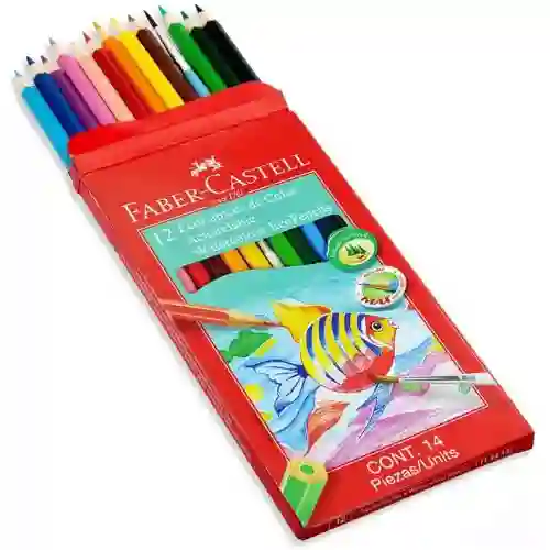 Colores Acuarelables Faber Castell - X12