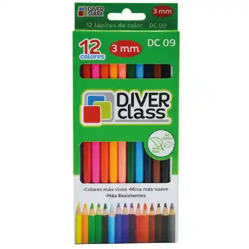 Caja De Colores X12 Diver Class