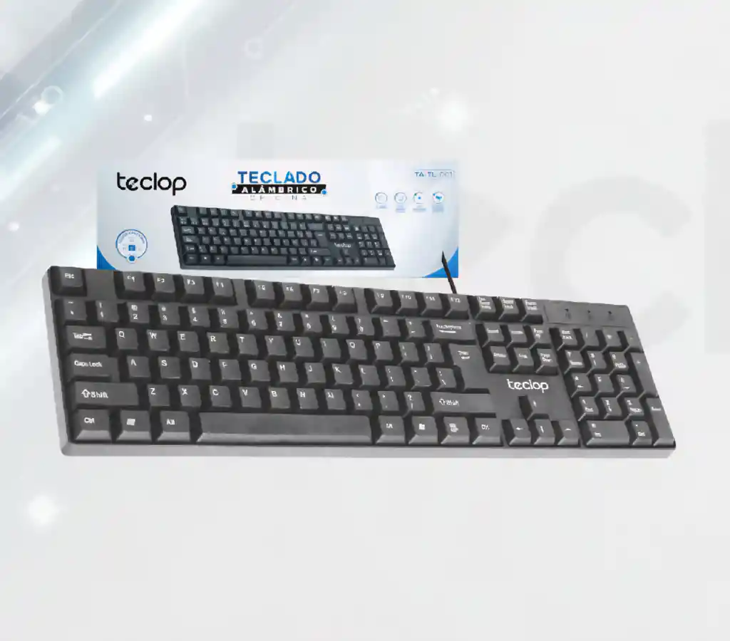 Teclado Alámbrico Usb Español Portatil Computador