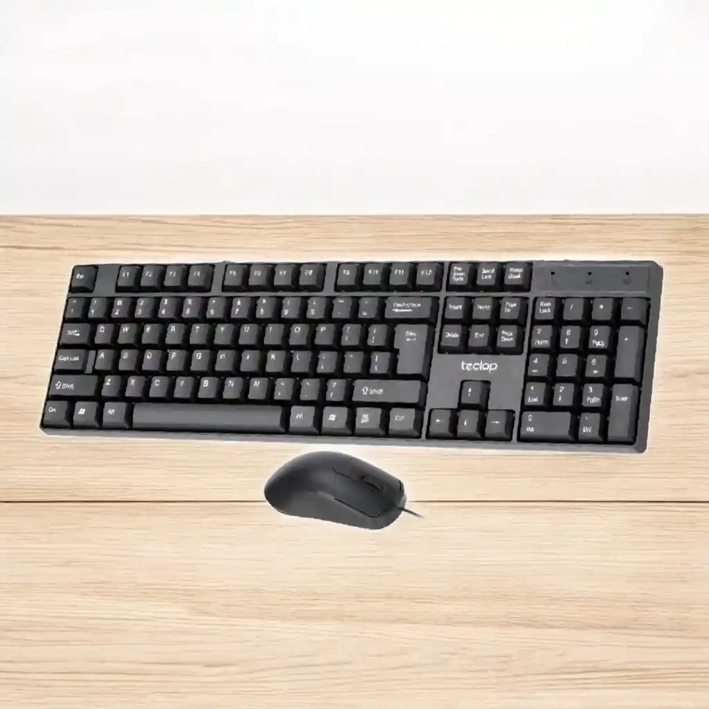 Combo Teclado Y Mouse Color Negro