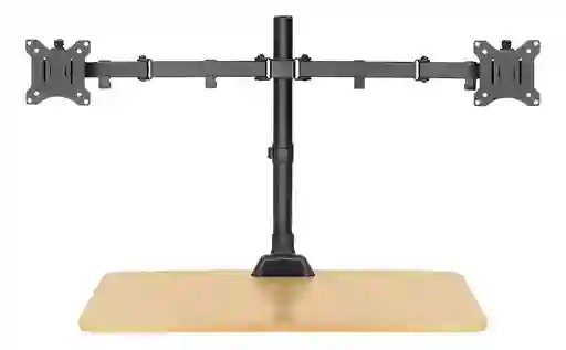 Soporte Doble De Monitor / Montaje Facil En Escritorio / De 13" A 27" Vesa