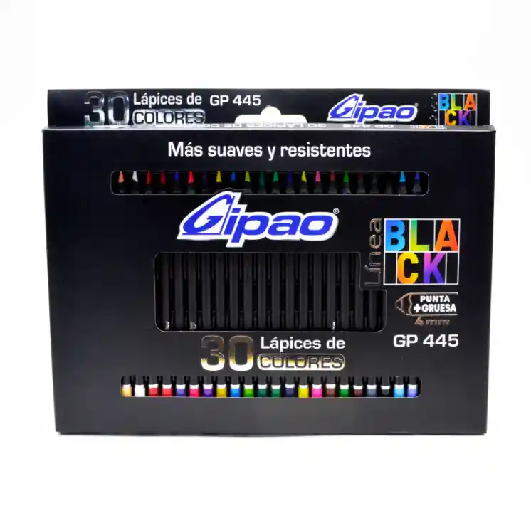 Color Gipao X30 Linea Black Unipunta 4mm (gp-445)