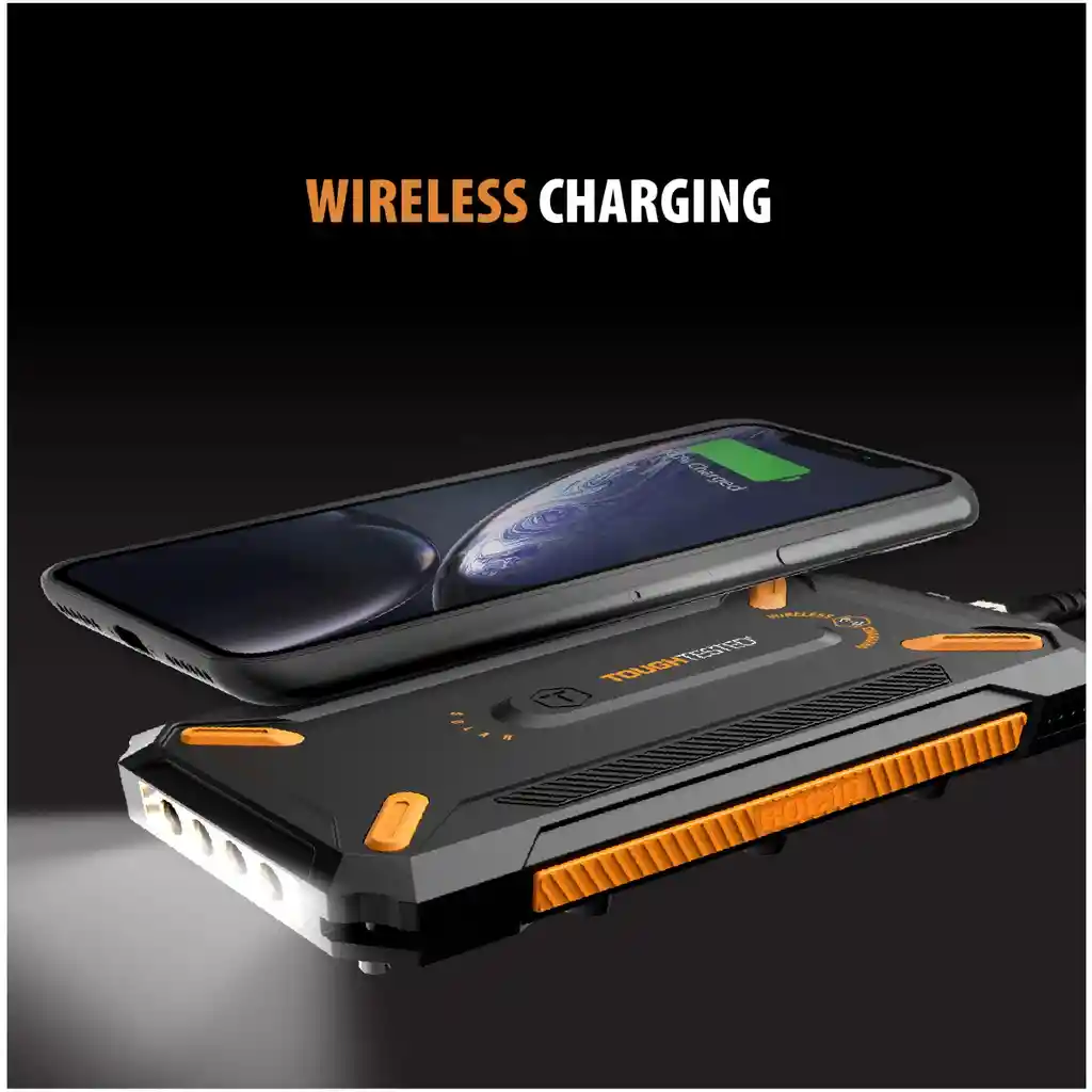 Toughtested Powerbank Solar Roc10 10000 Mah