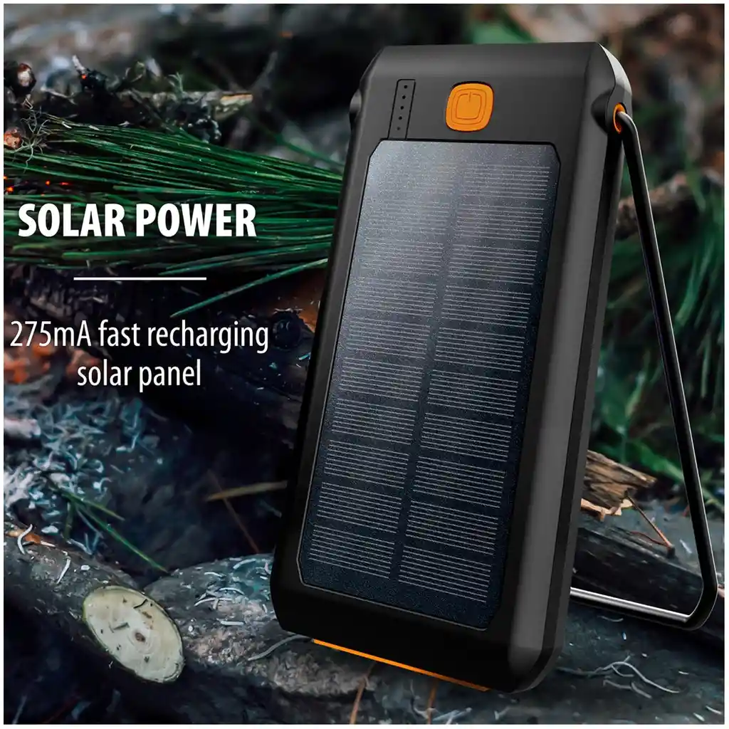 Toughtested Powerbank Solar Led10 10000 Mah