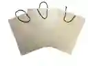 Bolsa De Regalo Kraft Lisa Grande 33x26cm