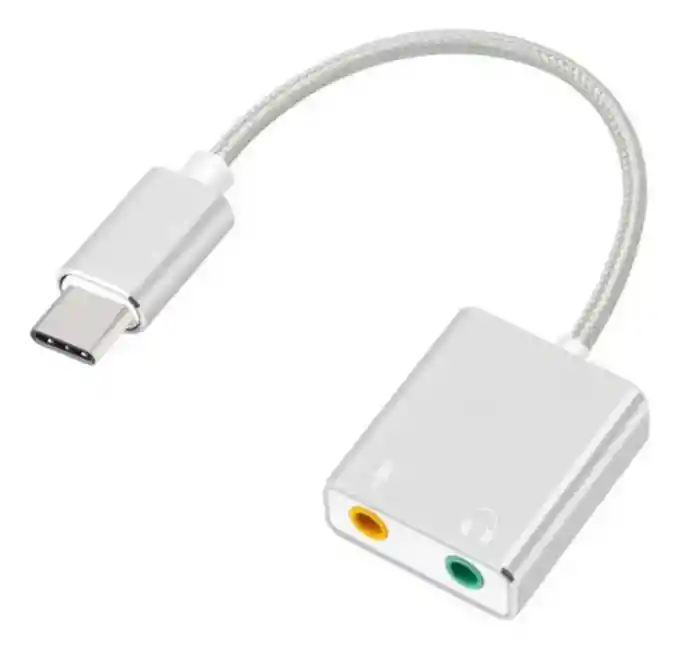 Tarjeta De Sonido Tipo C - Plug Microfono- Plug Audifonos