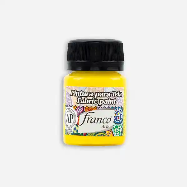 Pintura Para Tela Amarillo Sol 30 Cm3 Franco Arte