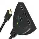 Switch Hdmi 3 Entradas 1 Salida Con Botón Selector Automático