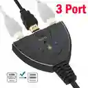 Switch Hdmi 3 Entradas 1 Salida Con Botón Selector Automático