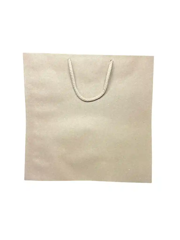 Bolsa De Regalo Kraft Lisa Cuadrada 25x25cm