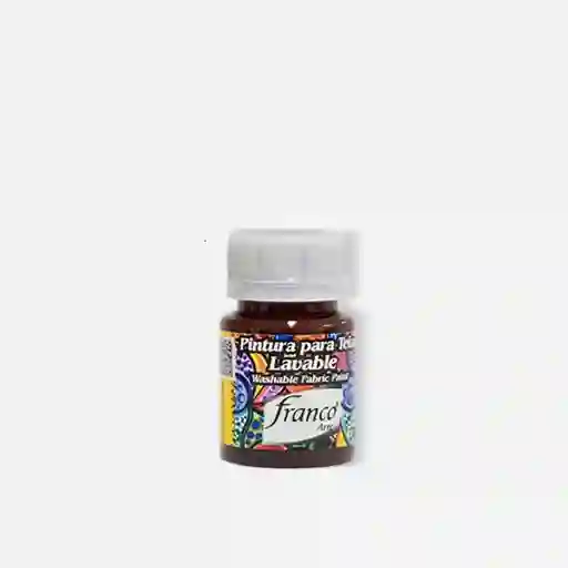 Pintura Para Tela Marron Oscuro 30 Cm3 Franco Arte