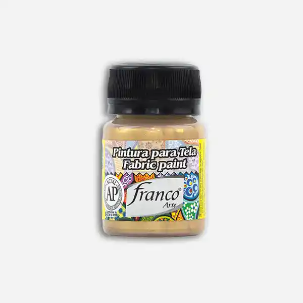 Pintura Para Tela Metalizada Oro 30 Ml Franco Arte