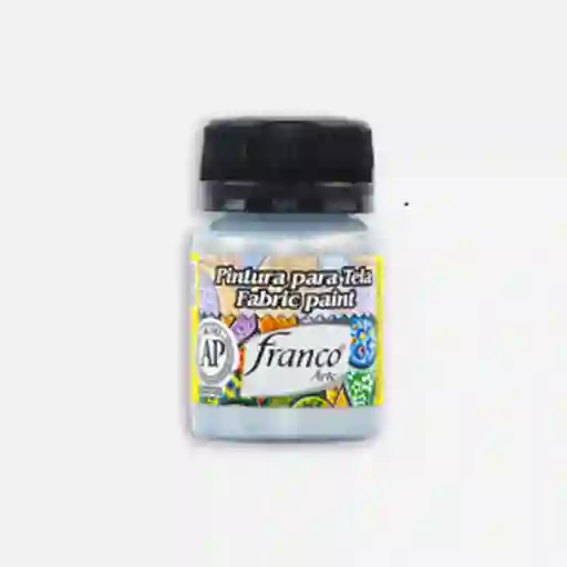 Pintura Para Tela Metalizada Plata 30 Ml Franco Arte