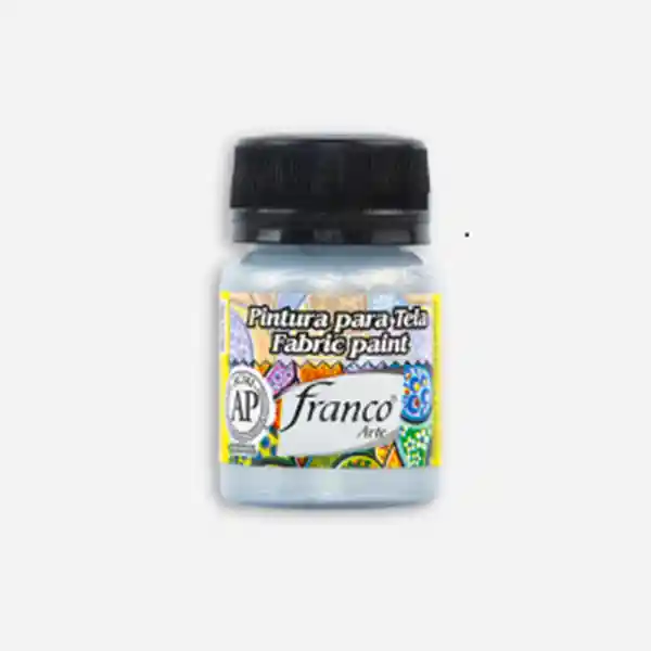 Pintura Para Tela Metalizada Plata 30 Ml Franco Arte