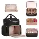 Maletin Organizador Multifuncion Para Esmaltes Y Maquillaje