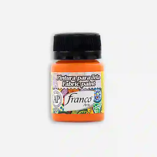 Pintura Para Tela Naranja 30 Cm3 Franco Arte