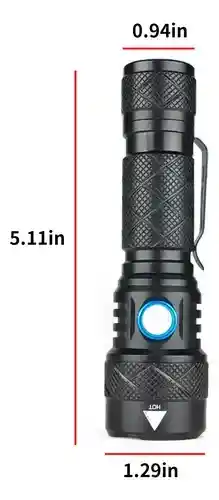 Linterna De Aleación Compacta Iluminación Confiable