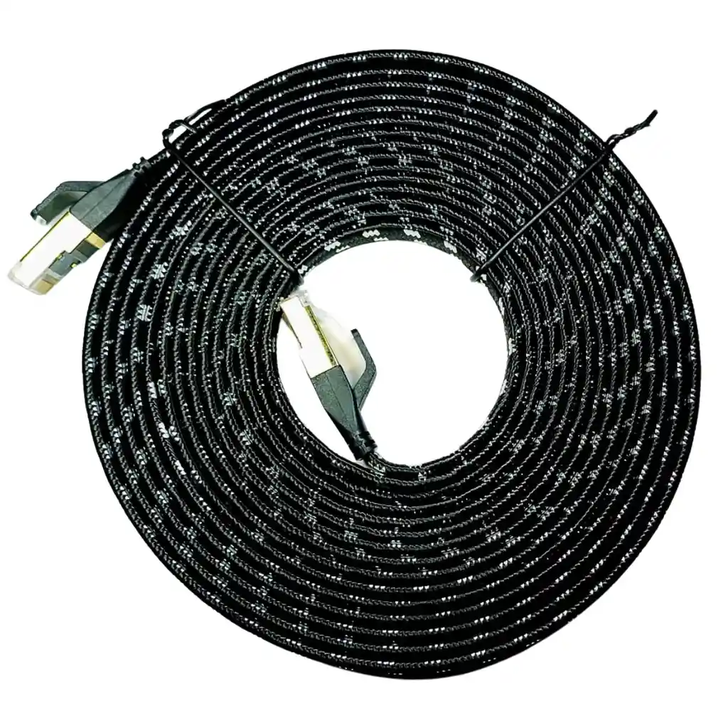Cable De Red Trenzado Categorìa 8 100% Cobre De 10 Metros