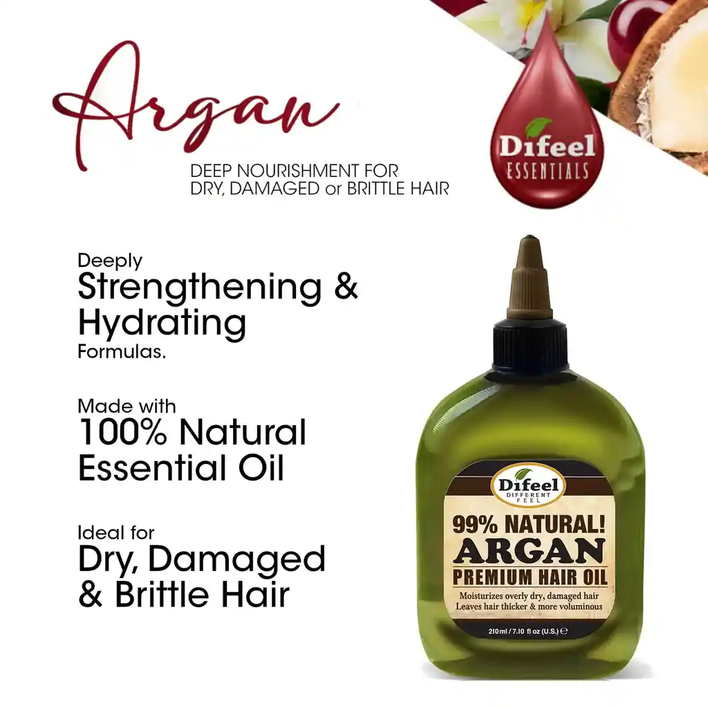 Diffel Argan Premium Hair Oil 210 M