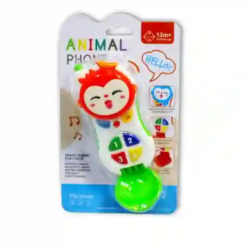 Juguete Celular Musical Para Bebe Motivo Mono