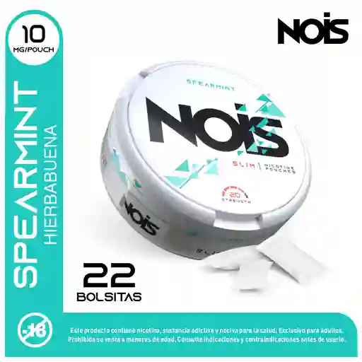 Pouche Nois Spearmint 22 Und 10 Mg