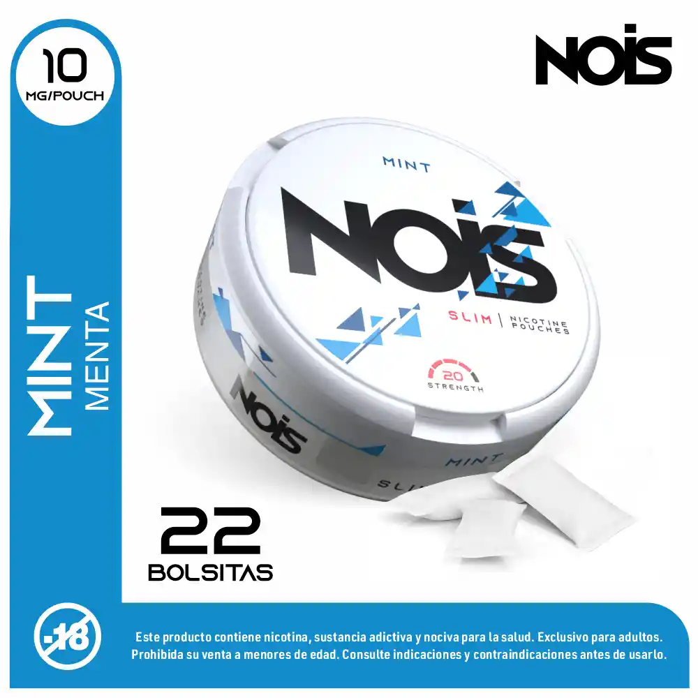 Pouche Nois Mint 22 Und 10 Mg