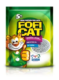 Fofi Cat Arena Sanitaria Verde Aroma Manzana X 5 Kl