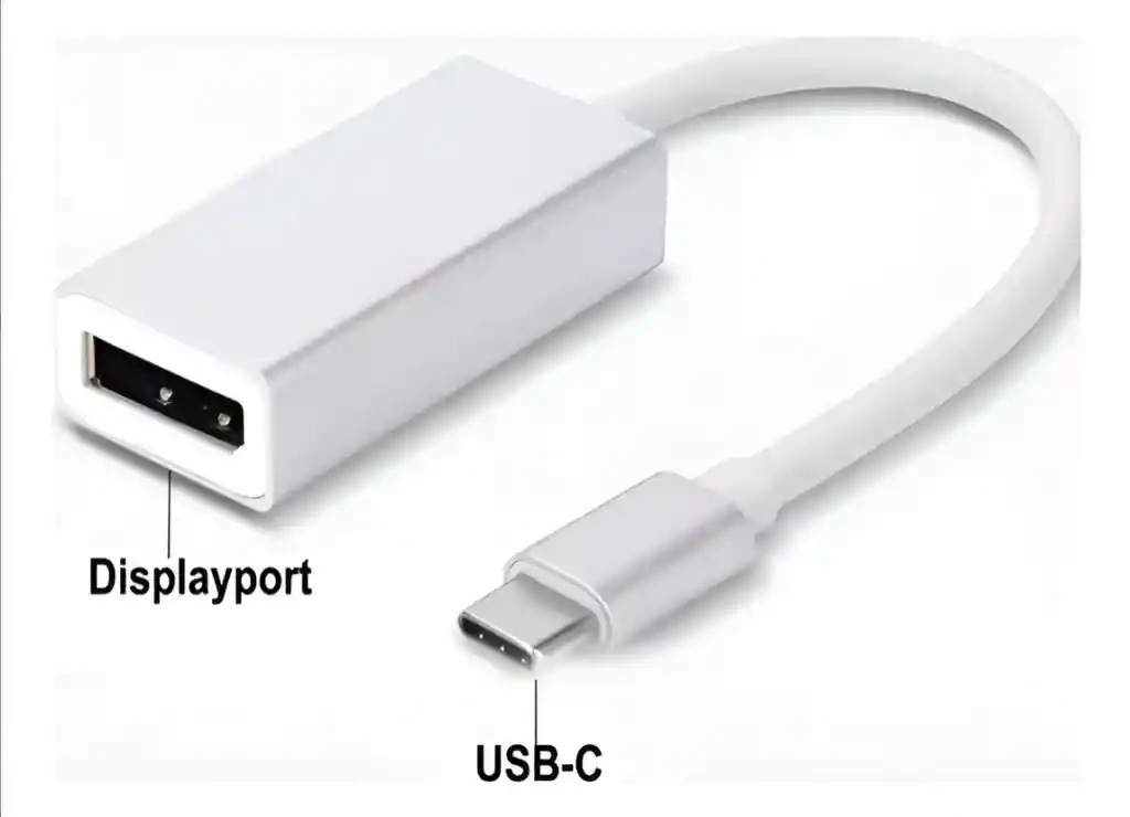 Convertidor Tipo C To Display Port De Audio Y Video(rosa)