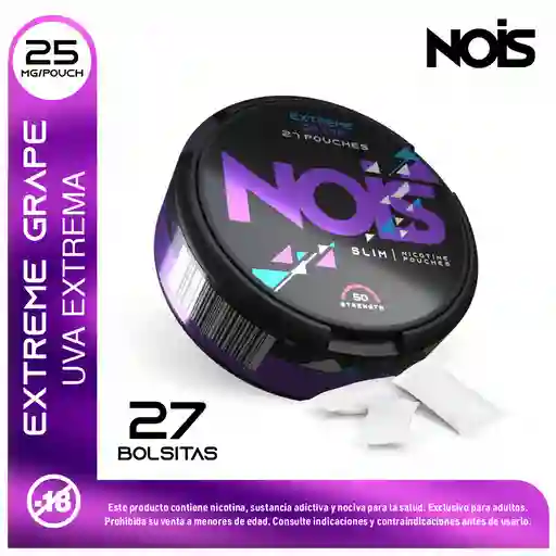 Pouche Nois Extreme Grape 27 Und 25 Mg