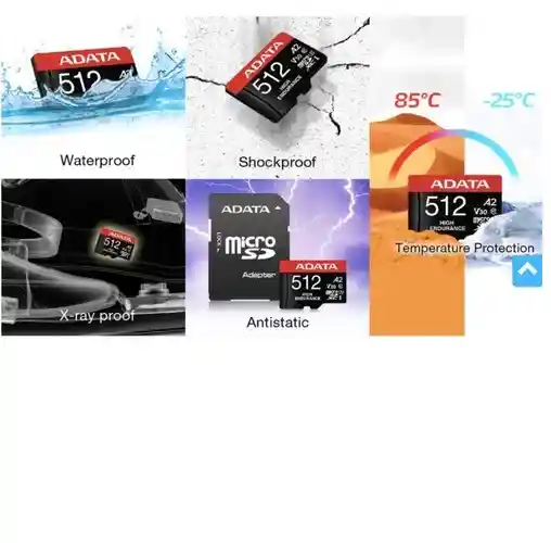 Tarjeta De Memoria Adata Ausdx512gui3v30sha2-ra1 High Endura