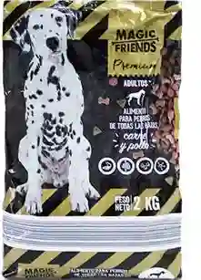 Alimento Para Perros Carne Y Pollo, Todas Las Razas 2kg - Magic Friends Premium