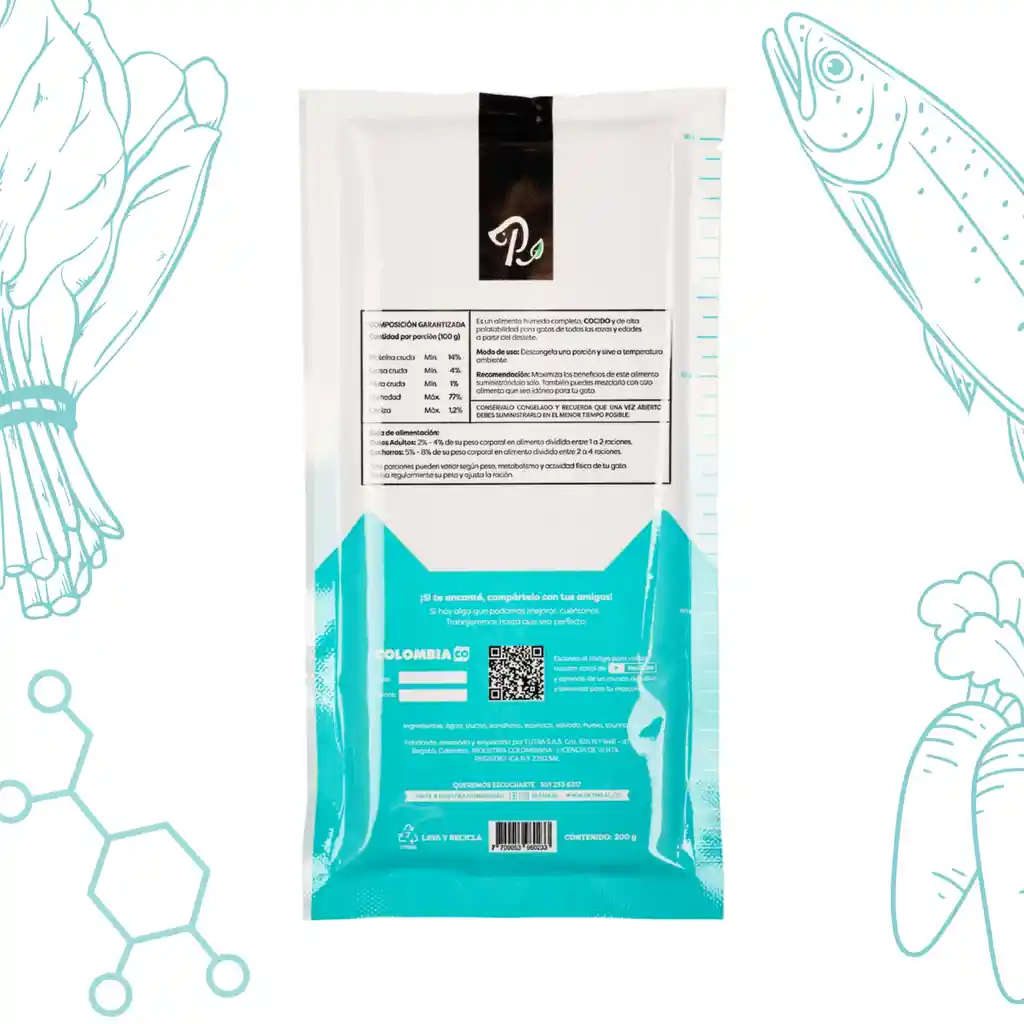 Petmeal Dieta Cocida Natural Gatos – Trucha Vita T