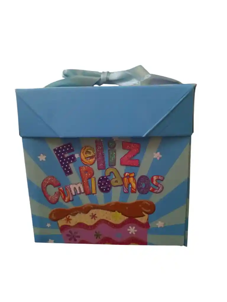 Caja De Regalo Pequeña Con Cinta Para Cerrarla De Feliz Cumpleaños Unisex Ancho 10cm X Largo 11.5cm Feliz Cumpleaños, Con Cariño, Feliz Dia, Decoracion, Amistad, Caja, Cumpleaños, Amor, Amigos, Dia, Love, Regalo