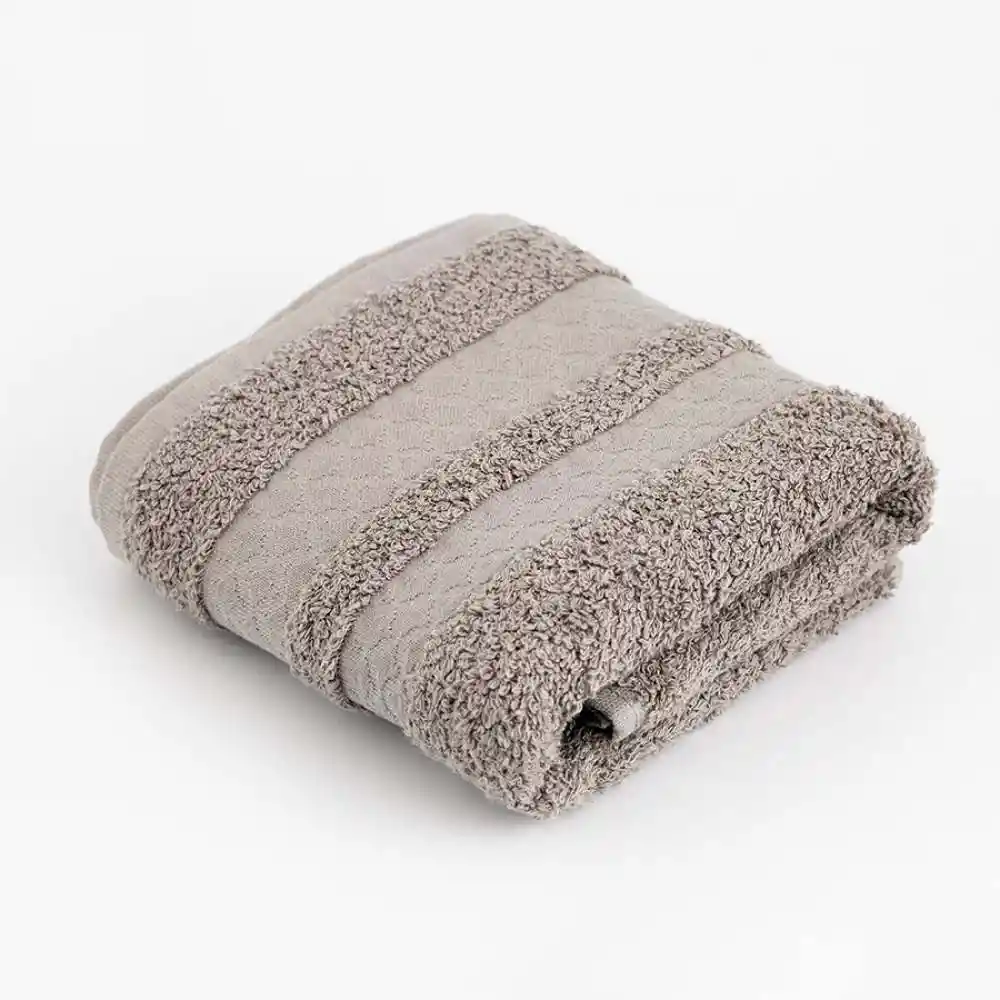 Toalla Cannon Manos Ines 50x70cm Gris 500 Gr Algodon