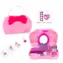 Set Belleza Infantil Maleta Maquillaje Y Cartera Mini