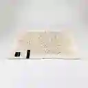 Tapete Baño Expressions Border Elite 45x65cm Blanco Algodon