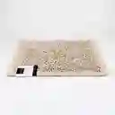 Tapete Bano Expressions Border Elite 45x65cm Taupe Algodon