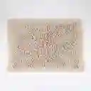 Tapete Bano Expressions Border Elite 45x65cm Taupe Algodon