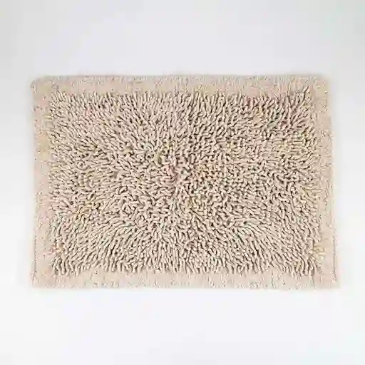 Tapete Bano Expressions Border Elite 45x65cm Taupe Algodon